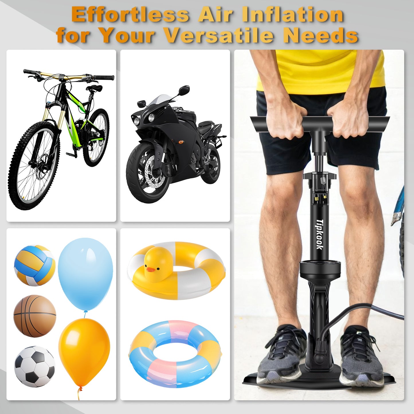 Tipkook 160 PSI Bike Pump