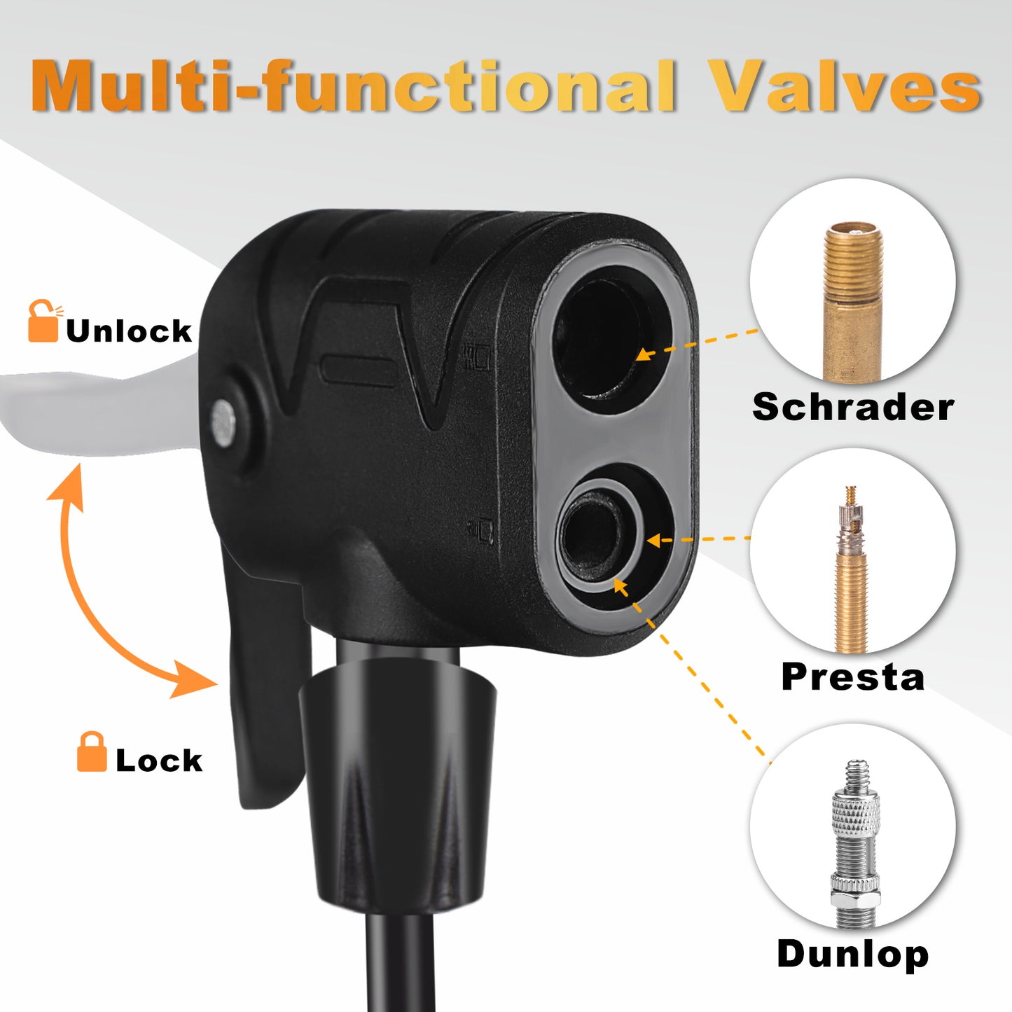 Tipkook 160 PSI Bike Pump