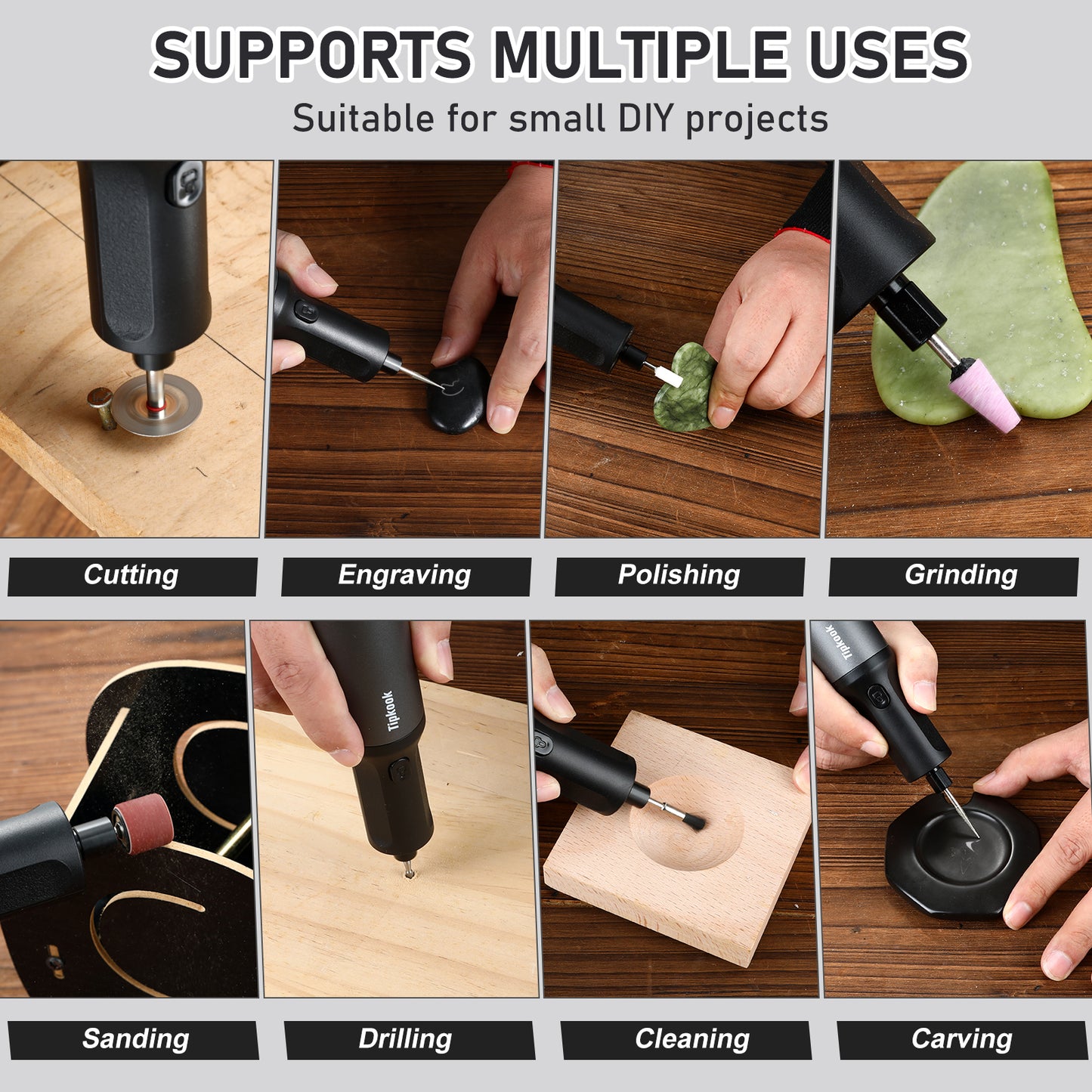 Tipkook 42 Accessories Mini Cordless Rotary Tool