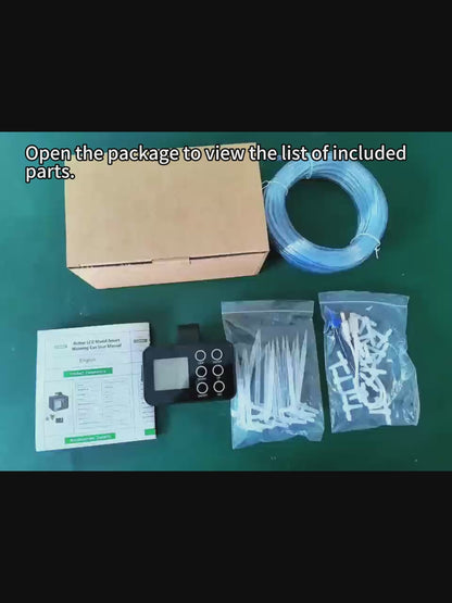 Plant Automatic Watering System for Indoor,Programmable Drip Irrigation System with LED Display,Watering Timer,Drip Irrigation Set with Transparent Silicone Tubing up to15 Pots Plants